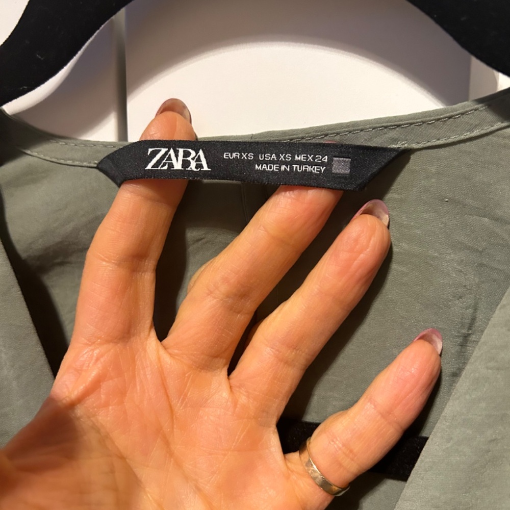 ZARA SAGE WRAP XS - Picture 3 of 5